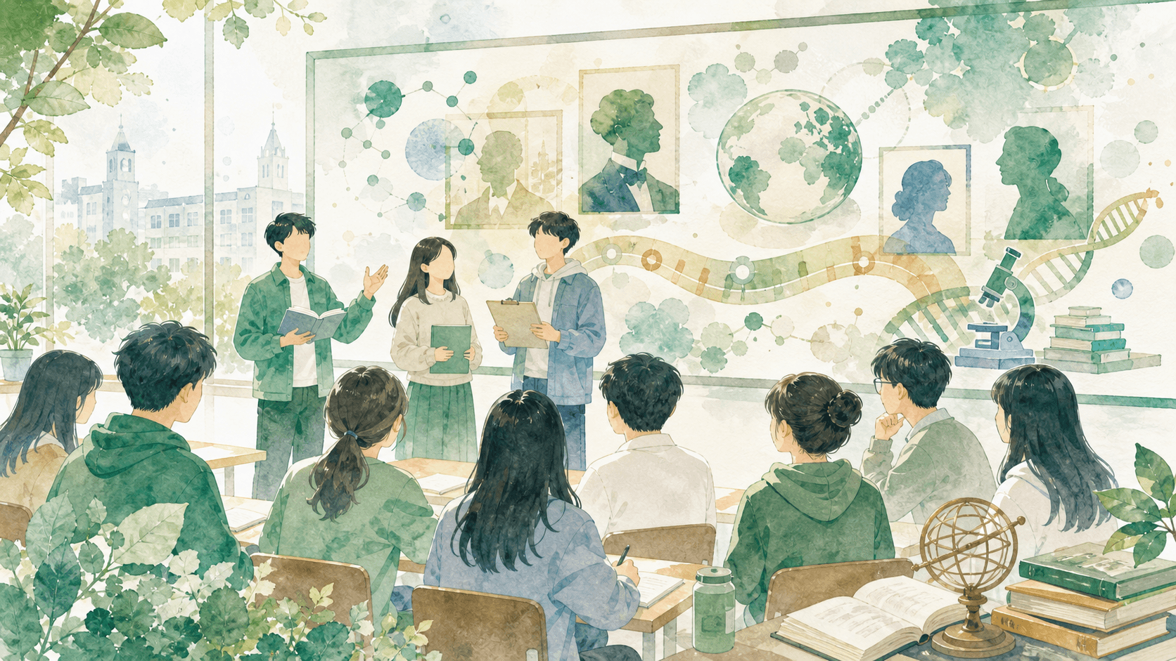 科学家故事进班团会